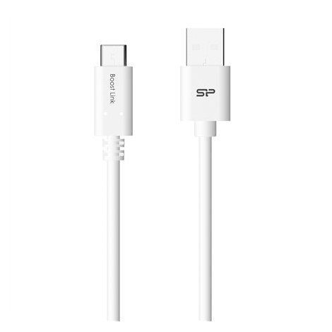 Silicon Power | USB-C cable | Male | 4 pin mini-USB Type A | Male | White | 24 pin USB-C | 1 m